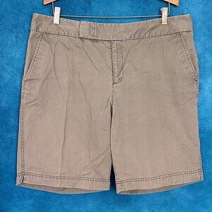 Eddie Bauer Vashon Fit Cotton Canvas Shorts, Size 16